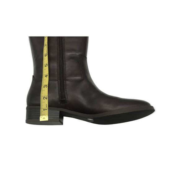 Inc International Concepts Womens Fawne Boots Brown Leather Knee High Zip 9.5M - Picture 10 of 12